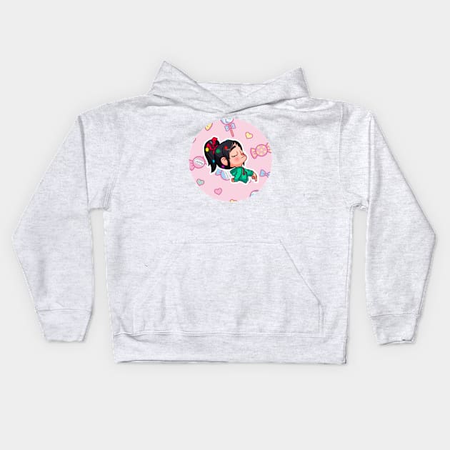 Vanellope Kids Hoodie by VinylPatch